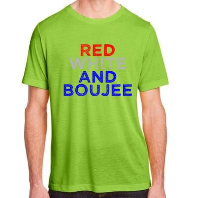 Red White And Boujee 4th Of July Fireworks Patriotic Gift Adult ChromaSoft Performance T-Shirt