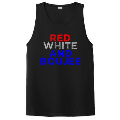 Red White And Boujee 4th Of July Fireworks Patriotic Gift PosiCharge Competitor Tank