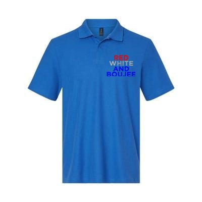 Red White And Boujee 4th Of July Fireworks Patriotic Gift Softstyle Adult Sport Polo