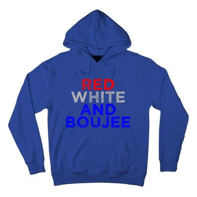 Red White And Boujee 4th Of July Fireworks Patriotic Gift Tall Hoodie