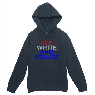 Red White And Boujee 4th Of July Fireworks Patriotic Gift Urban Pullover Hoodie