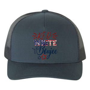 Red White And Boujee 4th Of July Fireworks Patriotic Gift Yupoong Adult 5-Panel Trucker Hat