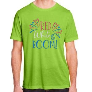 Red White And Boom 4th Of July Adult ChromaSoft Performance T-Shirt