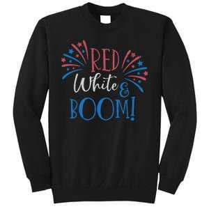 Red White And Boom 4th Of July Sweatshirt