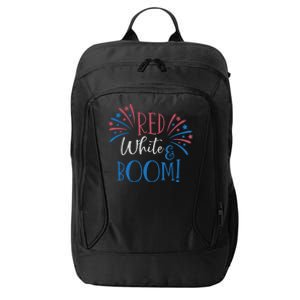 Red White And Boom 4th Of July City Backpack