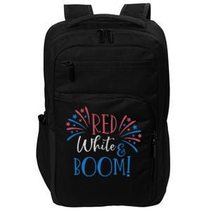 Red White And Boom 4th Of July Impact Tech Backpack