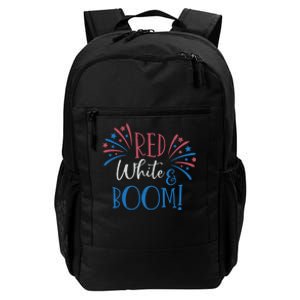 Red White And Boom 4th Of July Daily Commute Backpack