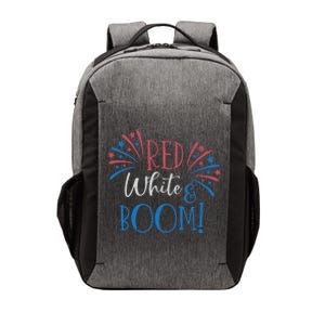 Red White And Boom 4th Of July Vector Backpack