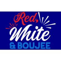 Red White And Boujee American Flag Colors Cool Gift Bumper Sticker