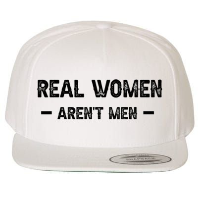 Real Women Arent Men Wool Snapback Cap