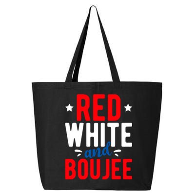 Red White And Boujee Gift American Day Red White Blue Gift 25L Jumbo Tote