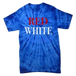 Red White And Blessed Great Funny Gift Patriotic 4th Of July Gift Tie-Dye T-Shirt