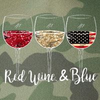 Red Wine And Blue Funny 4th Of July Drinking Wine Lover Legacy Tie Dye Trucker Hat