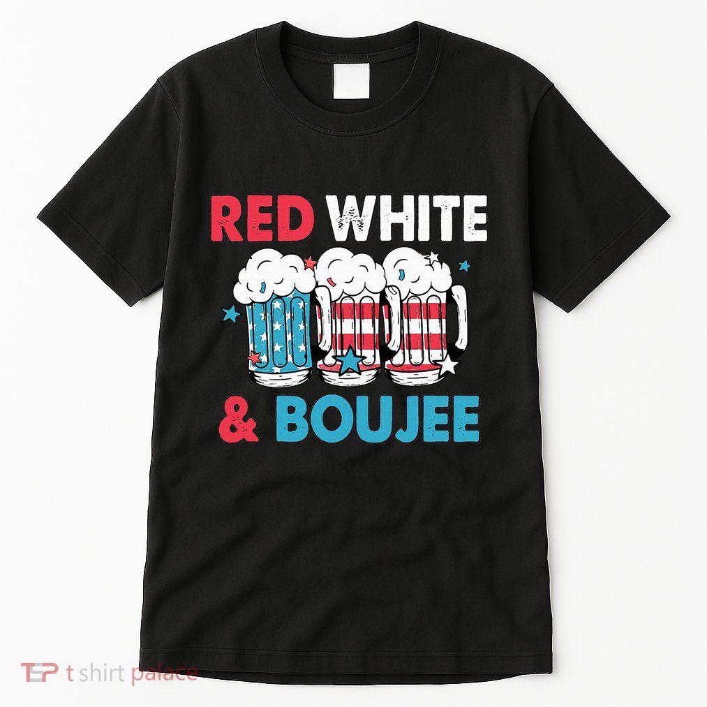 Red White And Boujee Retro 4th Of July Drinking Tall T-Shirt