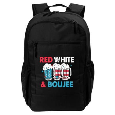 Red White And Boujee Retro 4th Of July Drinking Backpack