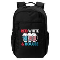 Red White And Boujee Retro 4th Of July Drinking Backpack