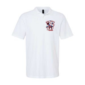 Red White And Rawr America Patriotic Softstyle Adult Sport Polo