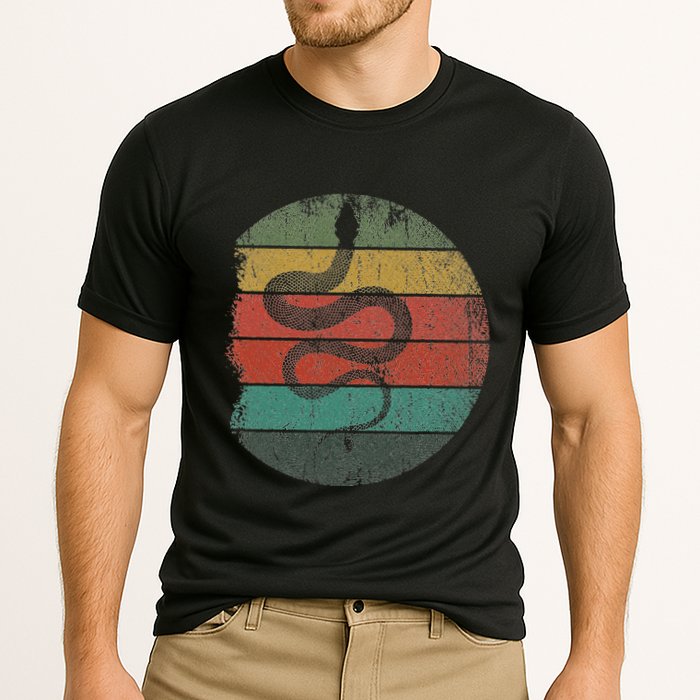 Retro Wild Animal Rainforest Zoo Keeper Pet Gift Snake Cooling Performance Crew T-Shirt