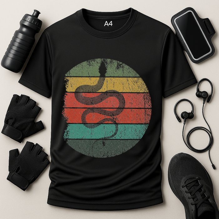 Retro Wild Animal Rainforest Zoo Keeper Pet Gift Snake Cooling Performance Crew T-Shirt