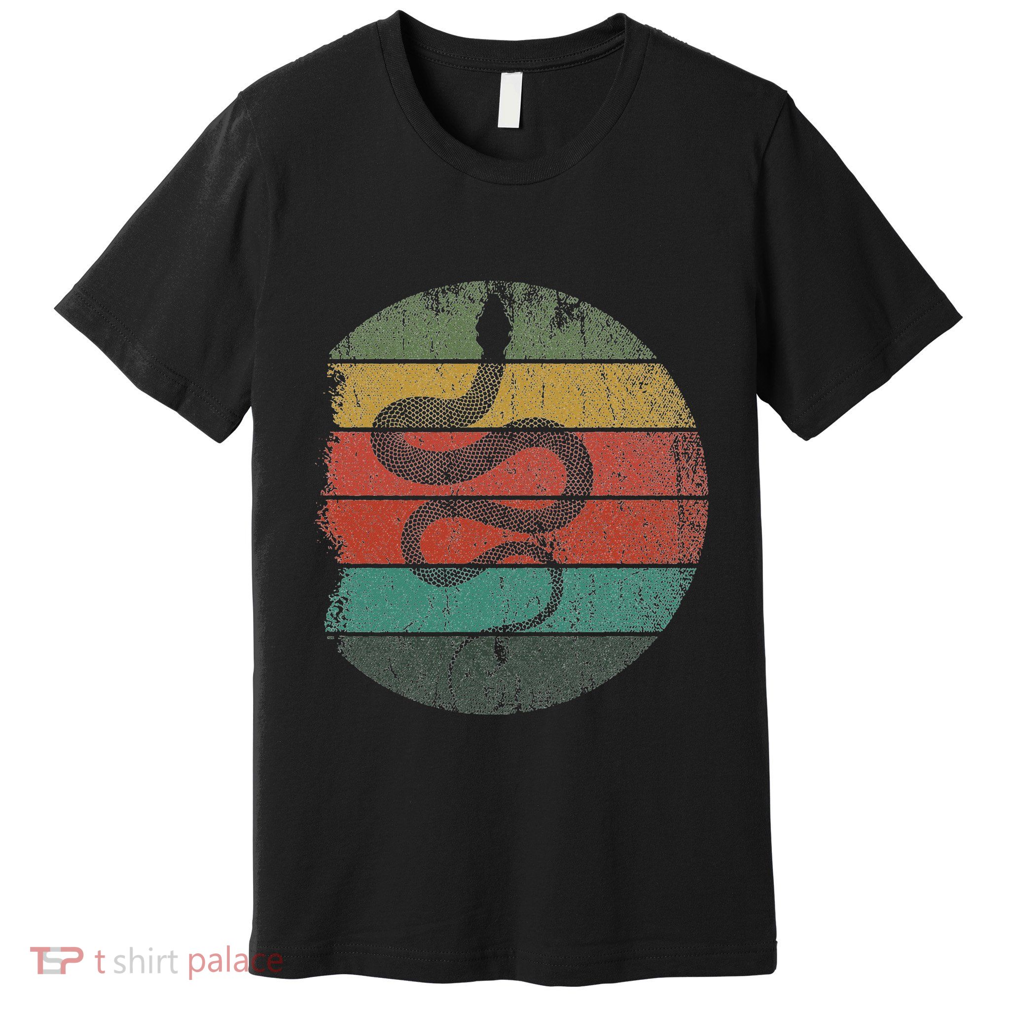 Retro Wild Animal Rainforest Zoo Keeper Pet Gift Snake Premium T-Shirt