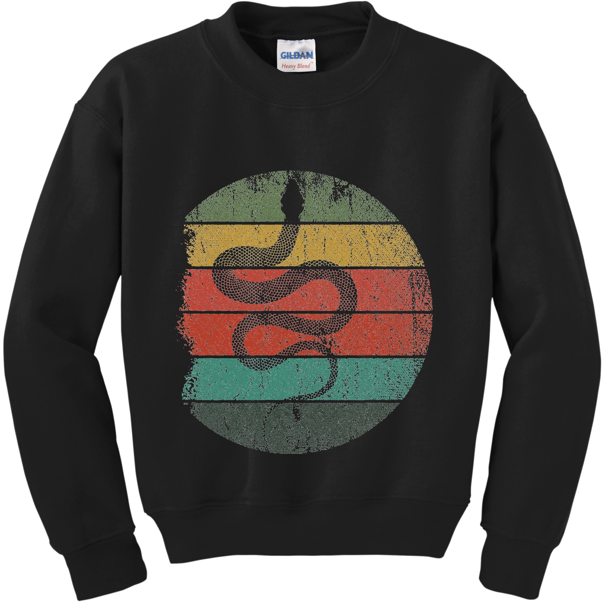 Retro Wild Animal Rainforest Zoo Keeper Pet Gift Snake Kids Sweatshirt