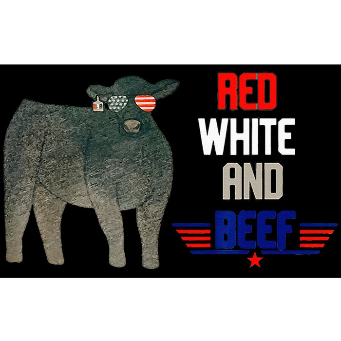 Red white and beef Funny Bumper Sticker