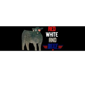 Red white and beef Funny Bumper Sticker