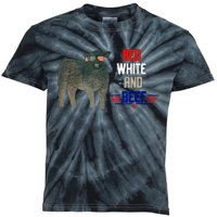 Red white and beef Funny Kids Tie-Dye T-Shirt