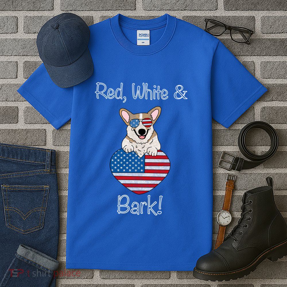 Red White And Bark Pembroke Welsh Corgi Indian Creek Corgi Gift Tall T-Shirt