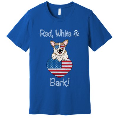 Red White And Bark Pembroke Welsh Corgi Indian Creek Corgi Gift Premium T-Shirt