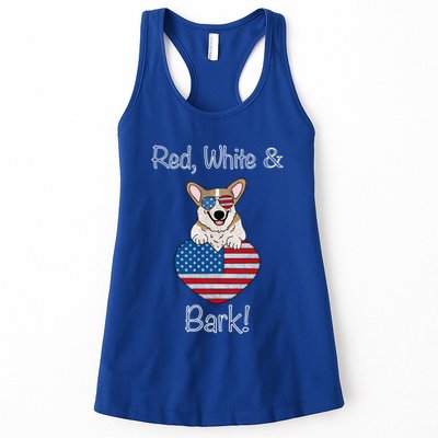 Red White And Bark Pembroke Welsh Corgi Indian Creek Corgi Gift Womens Tank Top