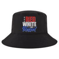 Red White And Blessed Cool Comfort Performance Bucket Hat