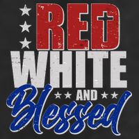 Red White And Blessed Cool Comfort Performance Bucket Hat