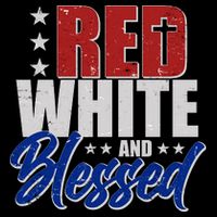 Red White And Blessed 16 in Basic Backpack