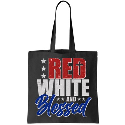 Red White And Blessed Bag