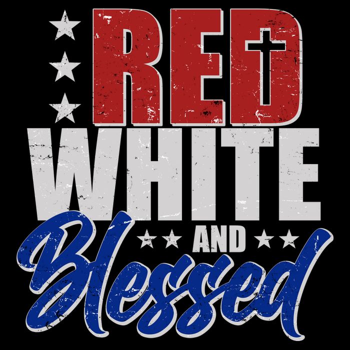 Red White And Blessed Kids Long Sleeve Shirt