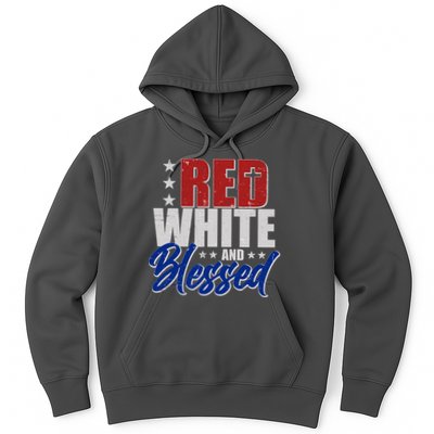 Red White And Blessed Hoodie