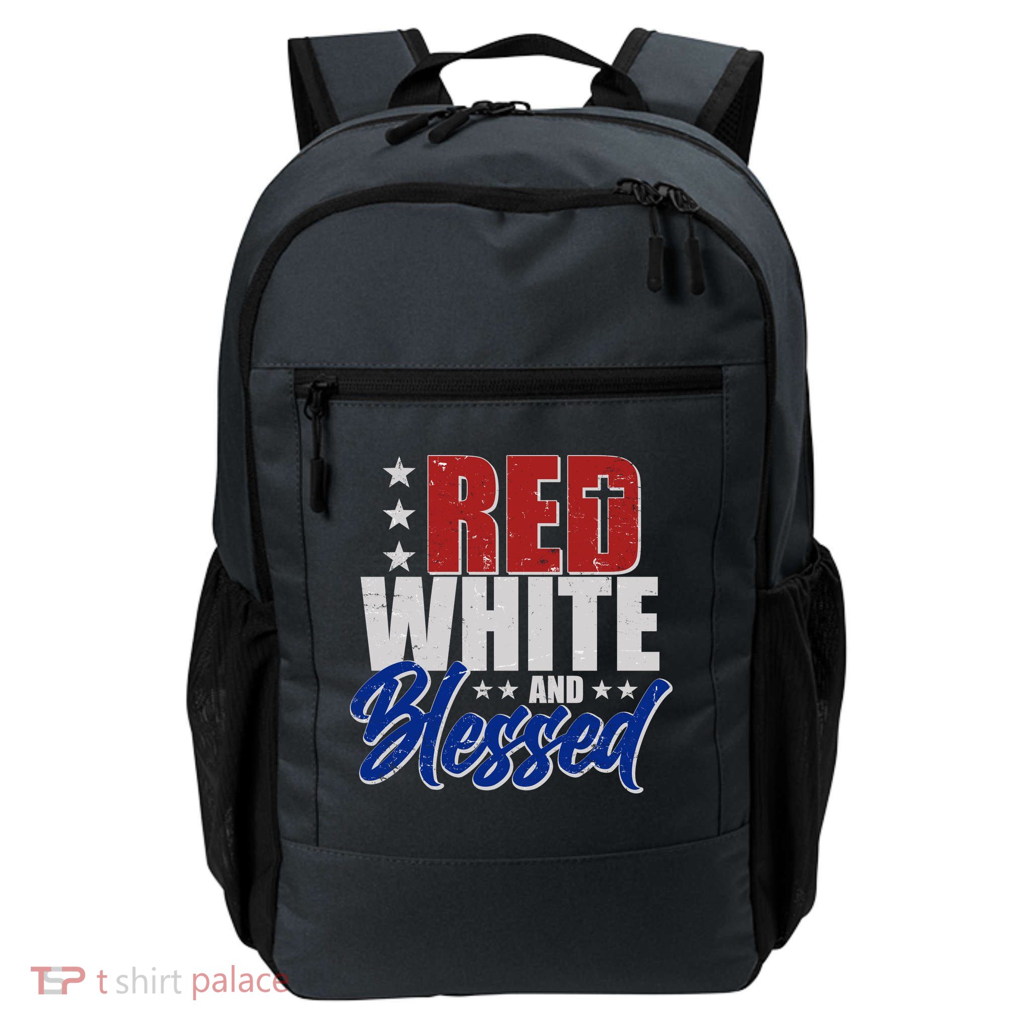 Red White And Blessed Daily Commute Backpack