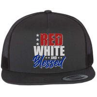 Red White And Blessed Flatbill Hat