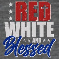 Red White And Blessed Flatbill Hat