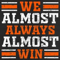 Retro We Almost Always Almost Win Funny Football Fans Lovers Hat