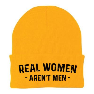 Real Women Aren’t Men Knit Cap Winter Beanie