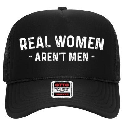 Real Women Aren’t Men High Crown Mesh Back Trucker Hat