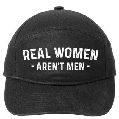 Real Women Aren’t Men 7-Panel Snapback Hat