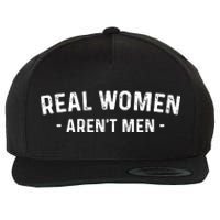 Real Women Aren’t Men Wool Snapback Cap