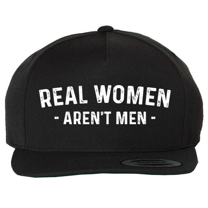 Real Women Aren’t Men Wool Snapback Cap