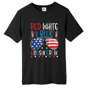 Red White And Blue Cousin Crew 4th Of July American Flag Tall Fusion ChromaSoft Performance T-Shirt