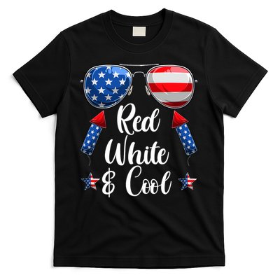 Red White And Blue American Flag T-Shirt