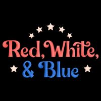 Red White And Blue 4th Of July Holiday Tie-Dye T-Shirt
