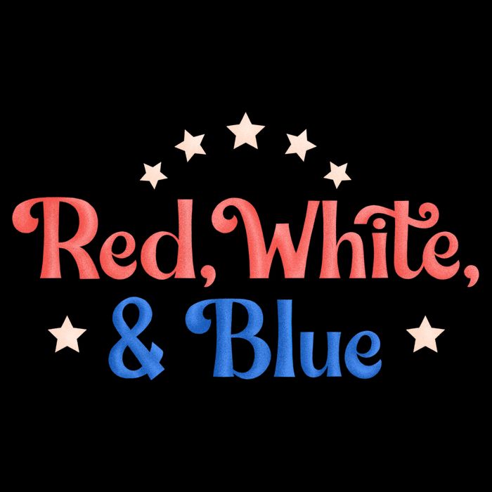 Red White And Blue 4th Of July Holiday Tie-Dye T-Shirt